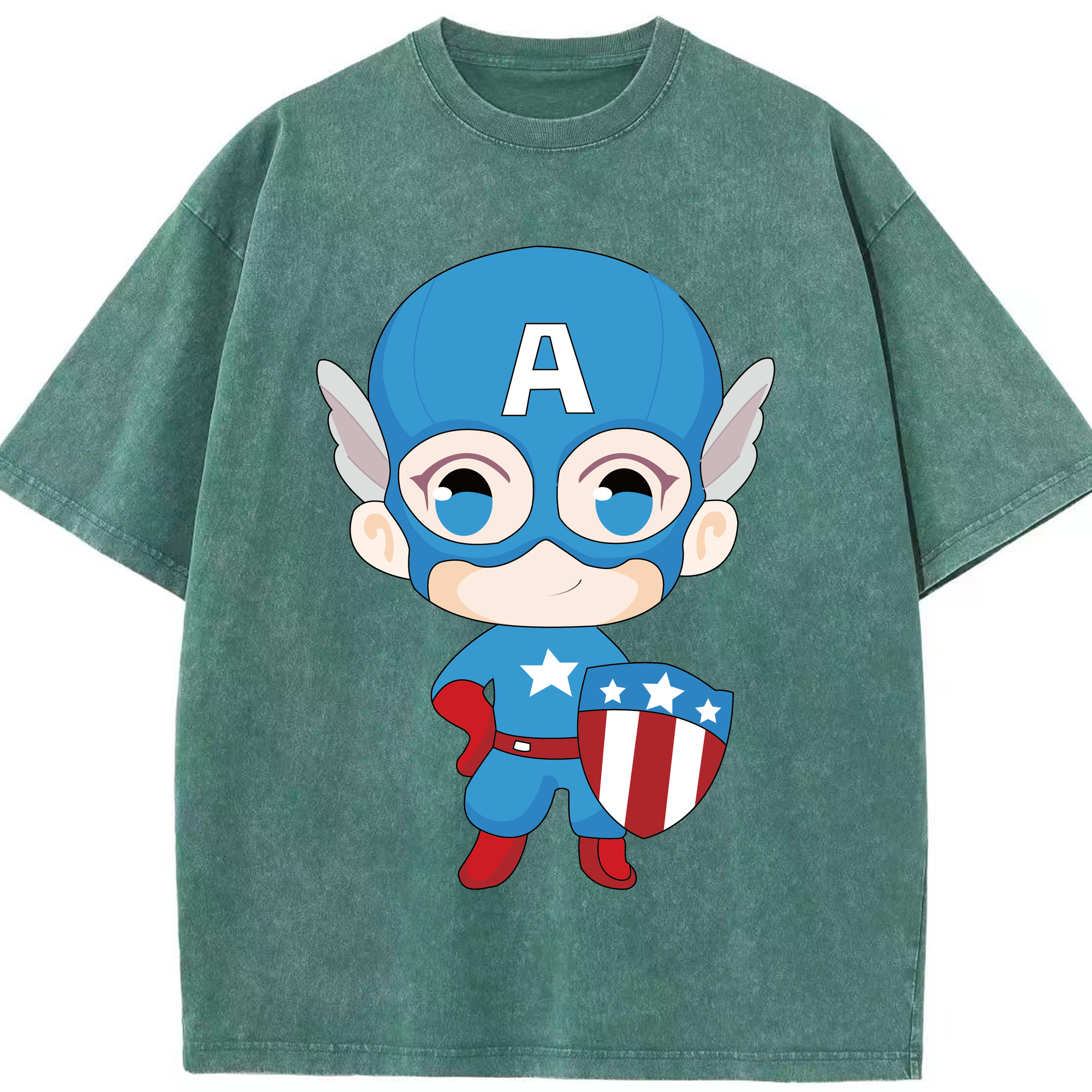 （画像用） アベンジャーズ The Avengers 綿100% ヴィンテージ風 半袖Tシャツ（フロントプリント）